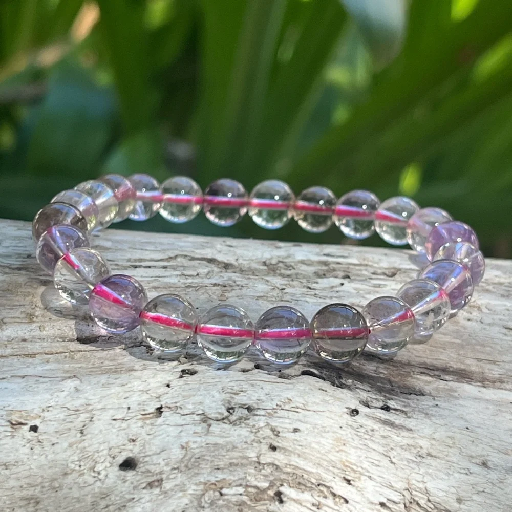 8mm stretchable super seven‎ bracelet